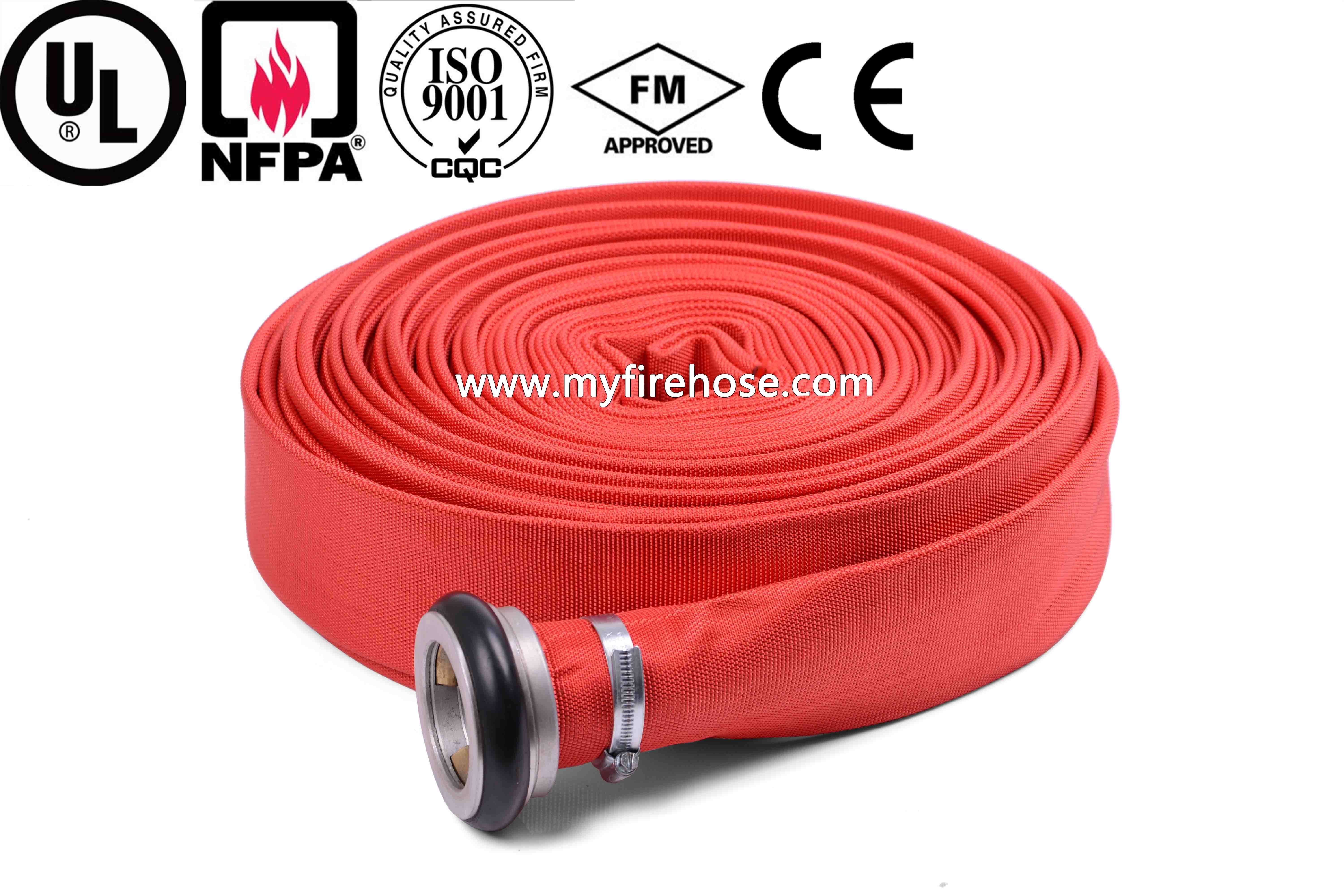 canvas fire sprinkler flexible hose PVC pipe by china supply